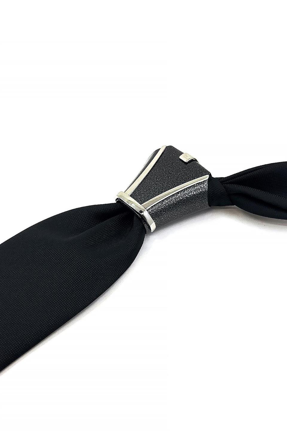 Gri Kravat Düğüm Aksesuarı TKC01