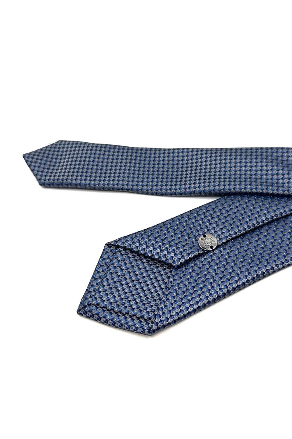 Gri Nokta Desen İnce Kravat SK7948