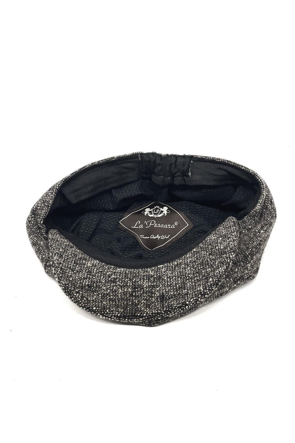 Gri Yün Erkek Kasket Şapka KST61