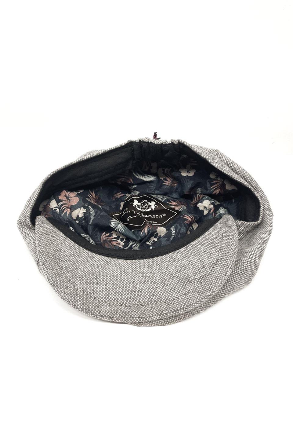 Gri Yün Erkek Kasket Şapka KST65