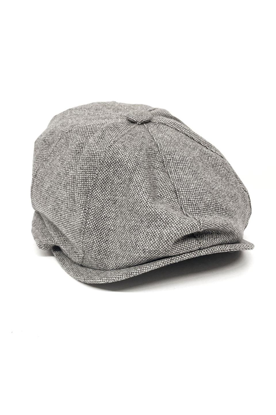 Gri Yün Erkek Kasket Şapka KST65