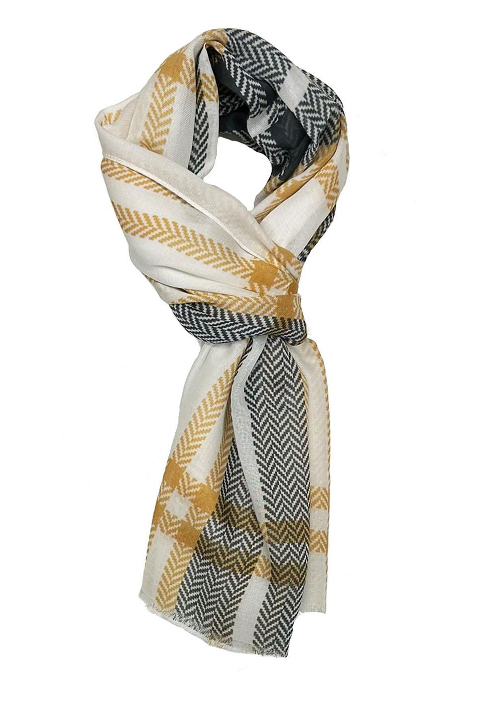 Grove Style Krem İtalyan Modal Kaşkol MDL46