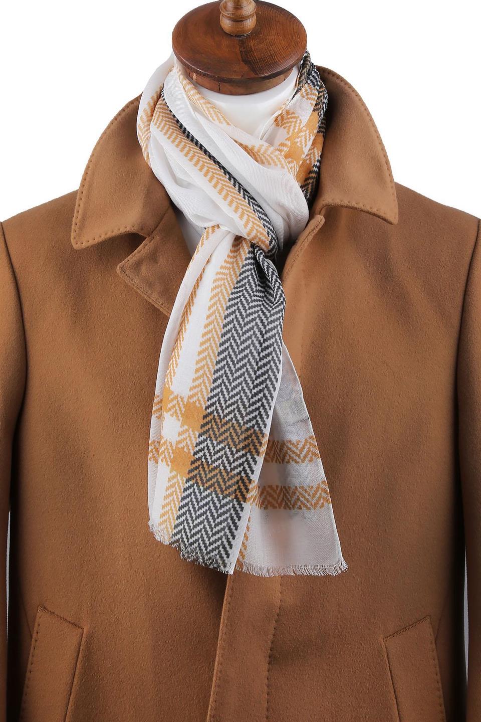 Grove Style Krem İtalyan Modal Kaşkol MDL46