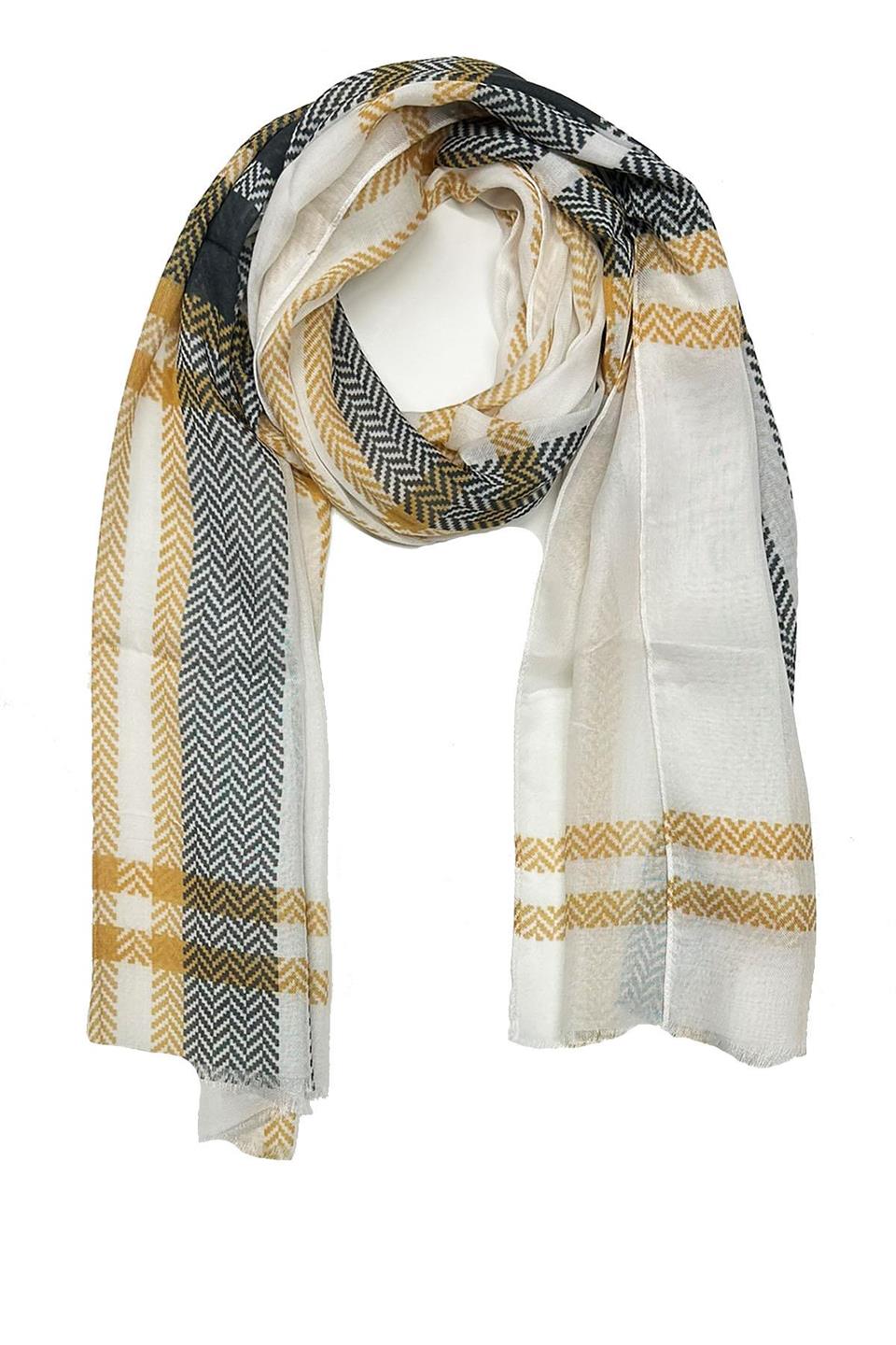 Grove Style Krem İtalyan Modal Kaşkol MDL46