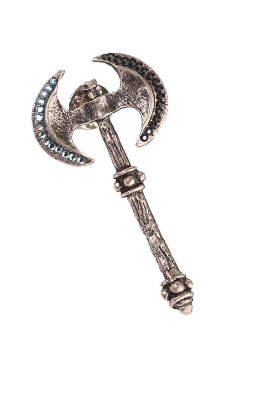 Gümüş Renk Balta Yaka İğnesi YI258