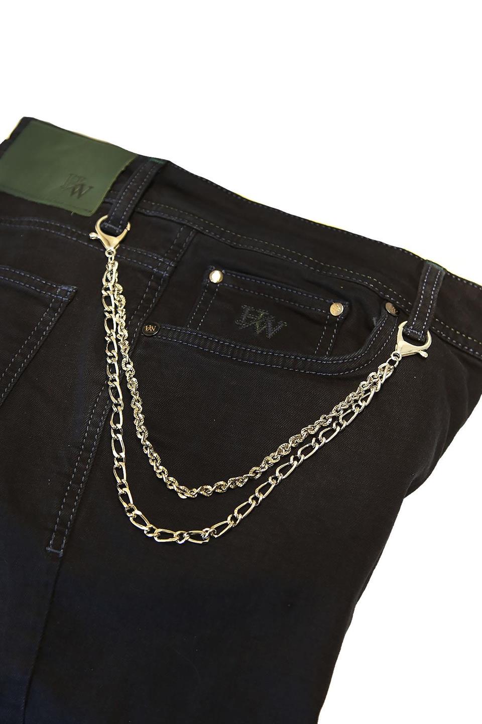 Gümüş Renk İkili Pantolon Zinciri PZ60