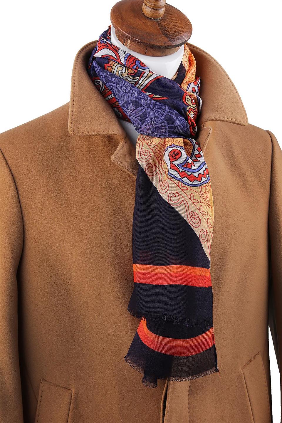 Horatio Style Çok Renkli İtalyan Modal Kaşkol MDL48