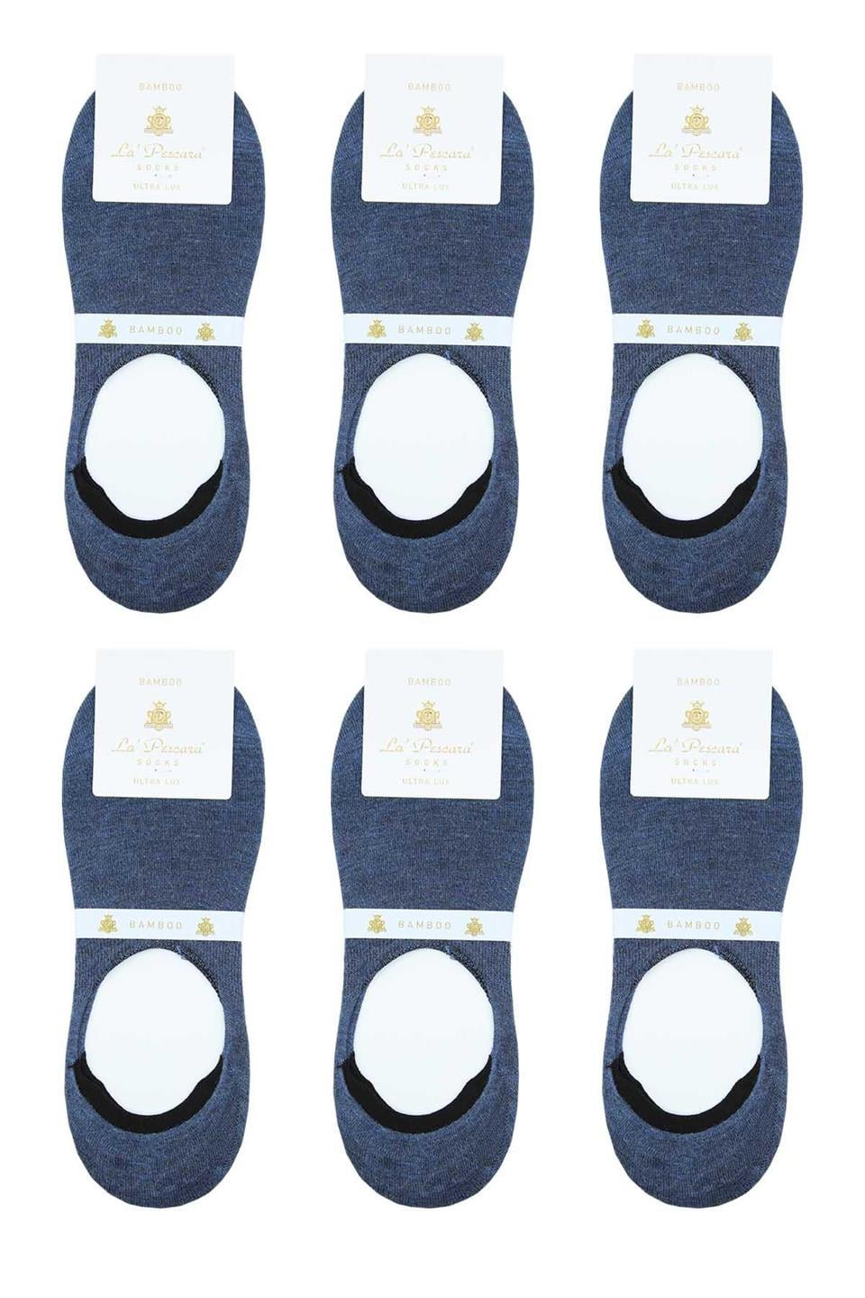 İndigo Ultra Lüks 6lı Görünmez Bambu Erkek Çorap CRP366