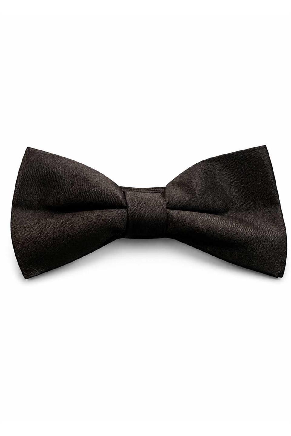 Kahverengi Düz İpek Papyon SB237