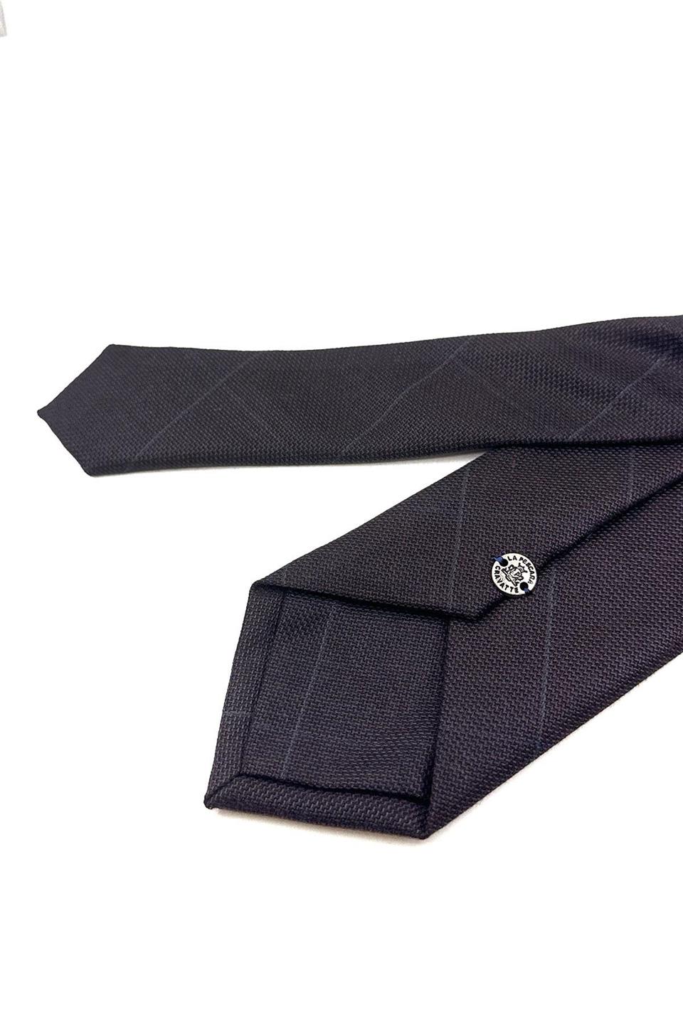 Kahverengi Ekose Desen Mendilli Klasik Yün Kravat KK12127