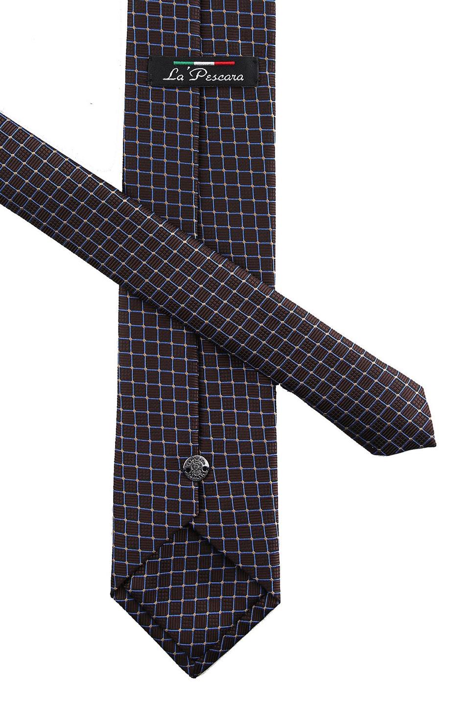 Kahverengi Küçük Desen Klasik Kravat KMP013