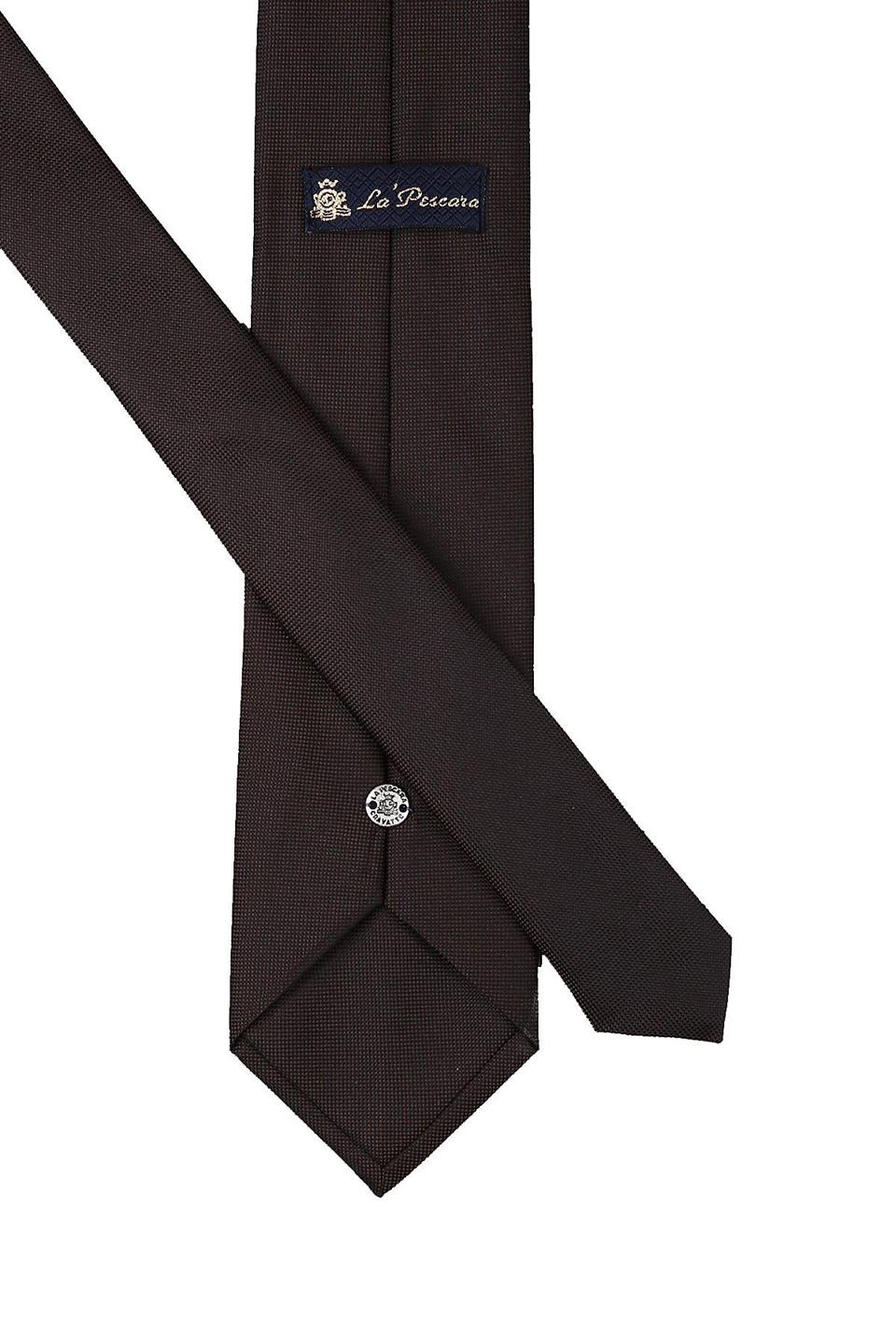 Kahverengi Nokta Desen Mendilli Klasik Kravat KK10249