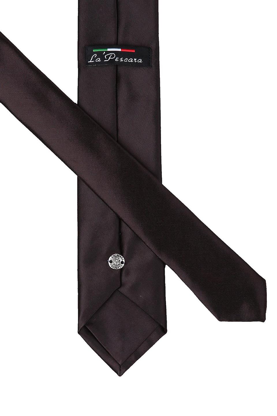 Kahverengi Saten Slim Kravat SK5310