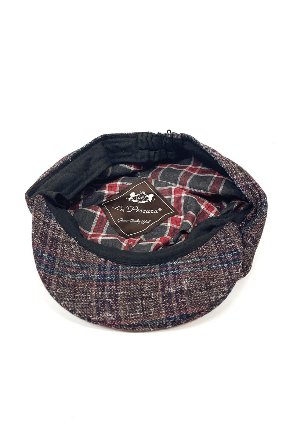 Kahverengi Yün Erkek Kasket Şapka KST52