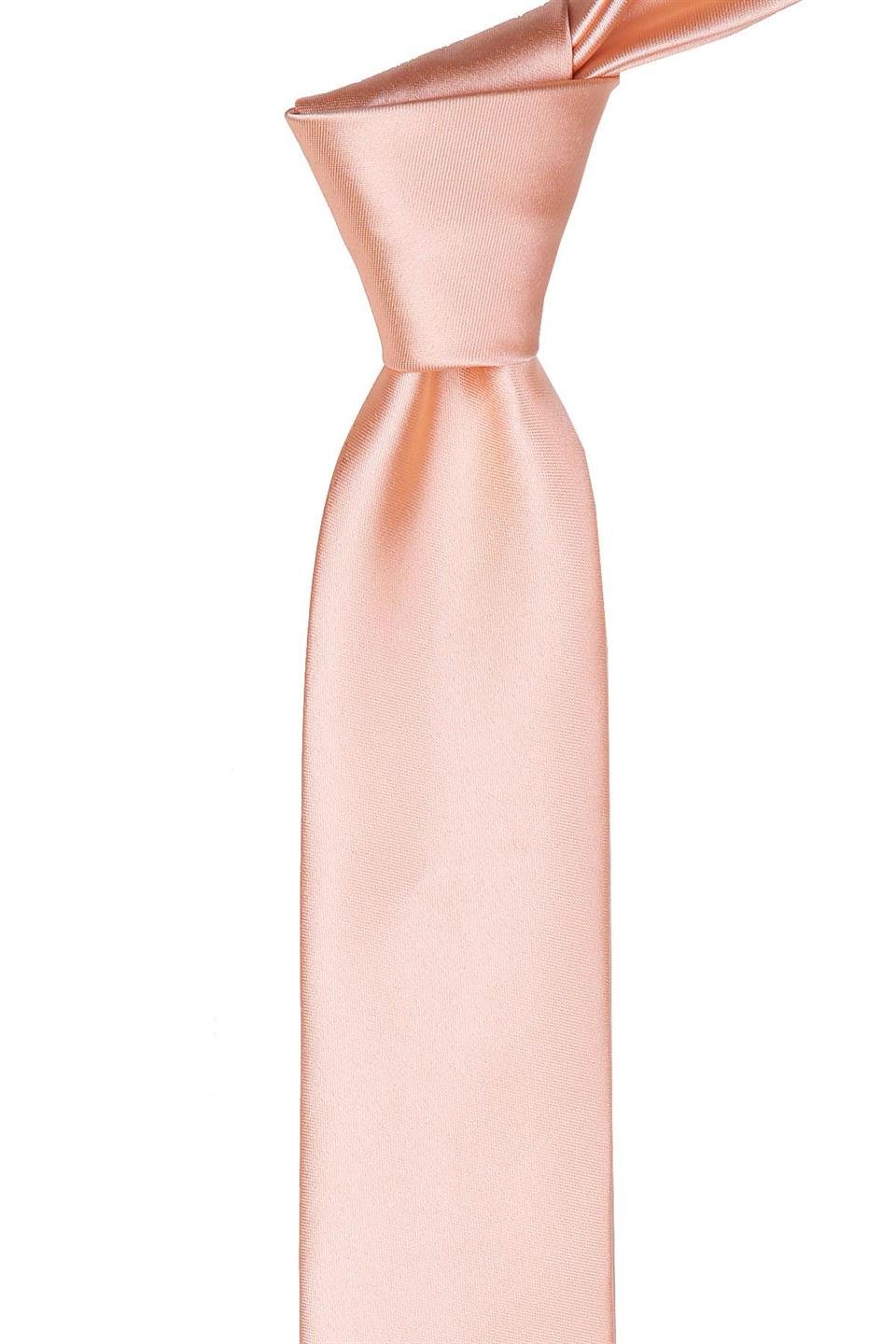 Kavun İçi Düz Slim Saten Kravat SK4515