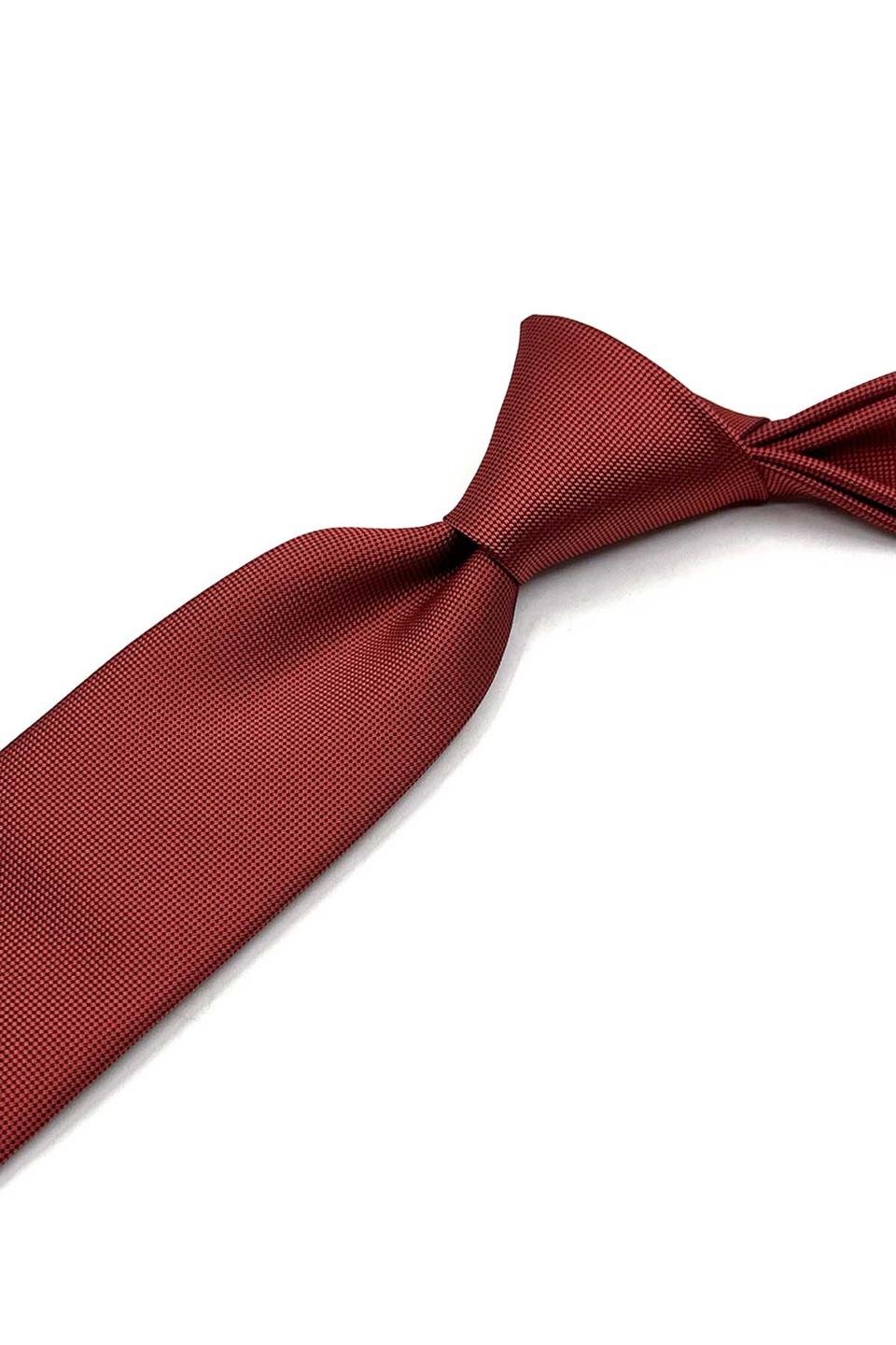 Kiremit Düz Slim Kravat SK8057