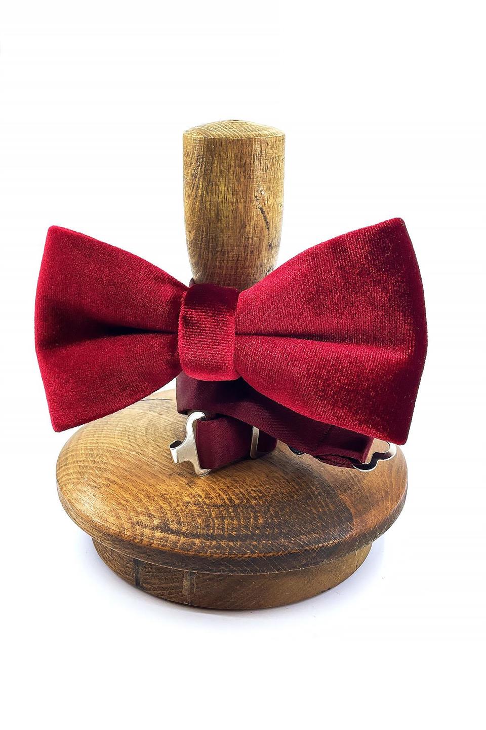 Kırmızı Kadife Papyon P1686