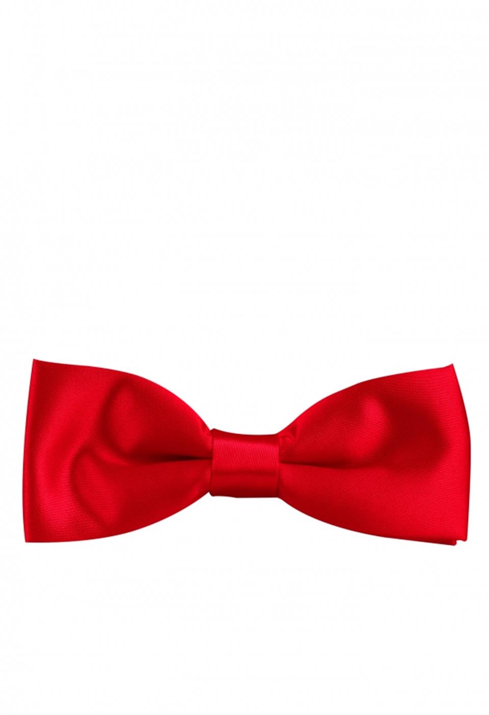 Kırmızı Slim Saten Papyon SP17