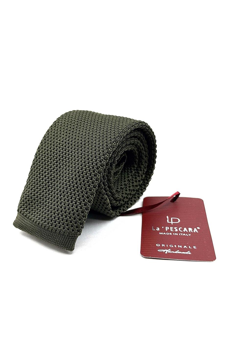 Köknar Yeşili Düz Örgü Kravat ÖR8352