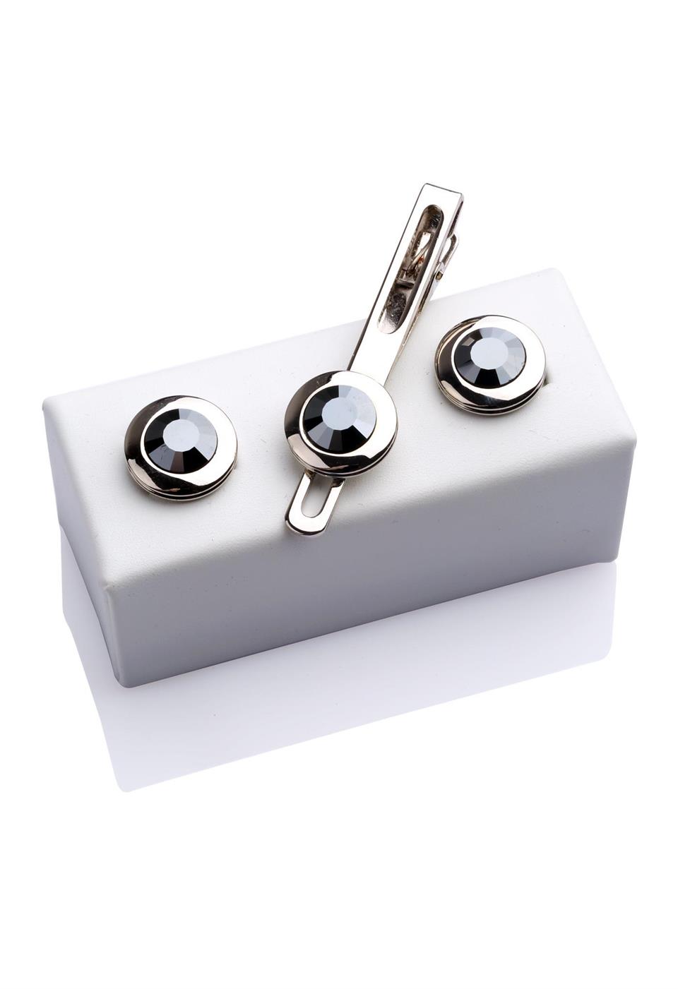 Kol Düğmesi ve Kravat İğnesi Set KD324