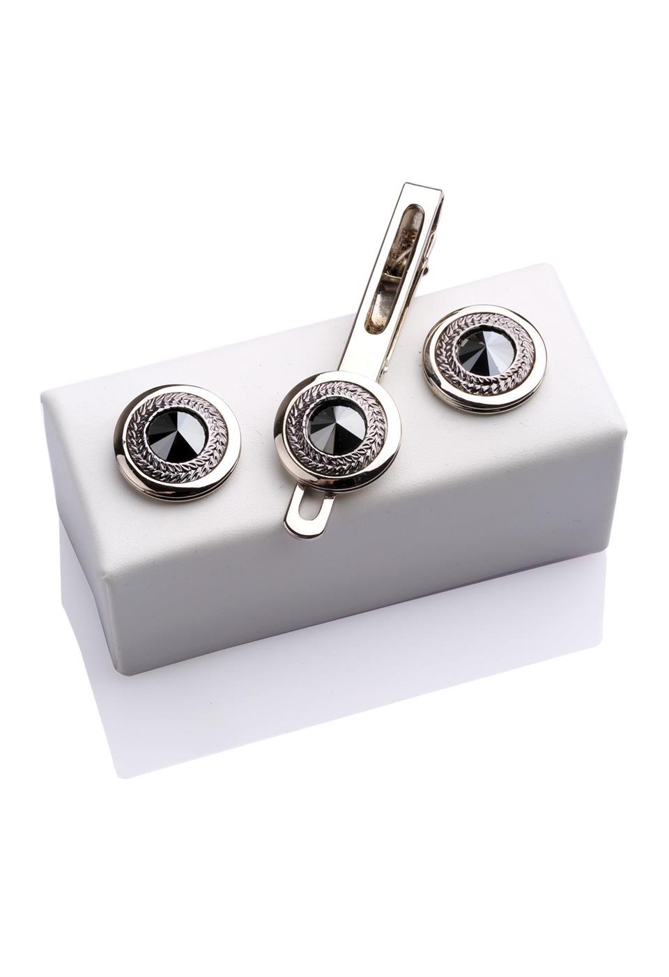 Kol Düğmesi ve Kravat İğnesi Set KD326