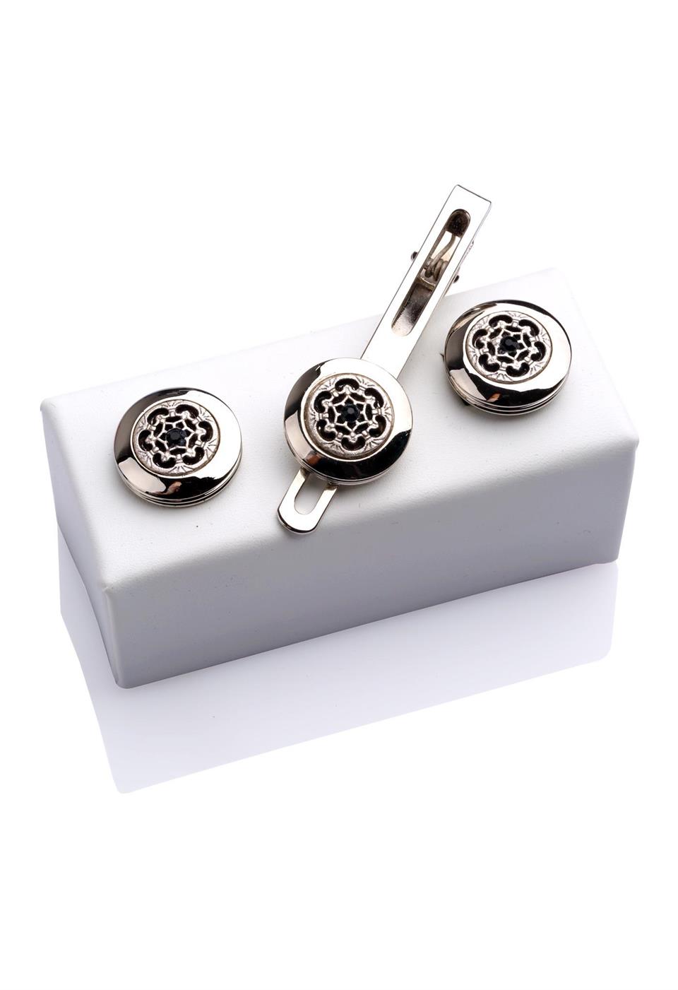 Kol Düğmesi ve Kravat İğnesi Set KD327