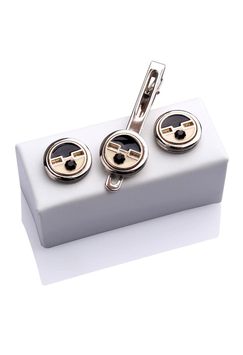 Kol Düğmesi ve Kravat İğnesi Set KD328