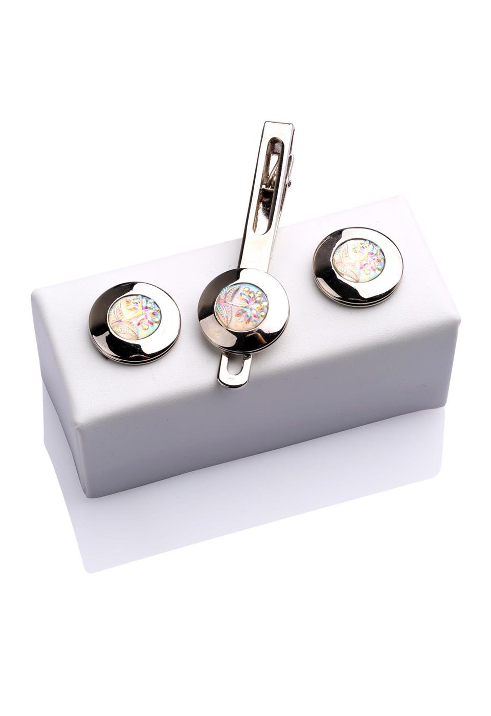 Kol Düğmesi ve Kravat İğnesi Set KD329