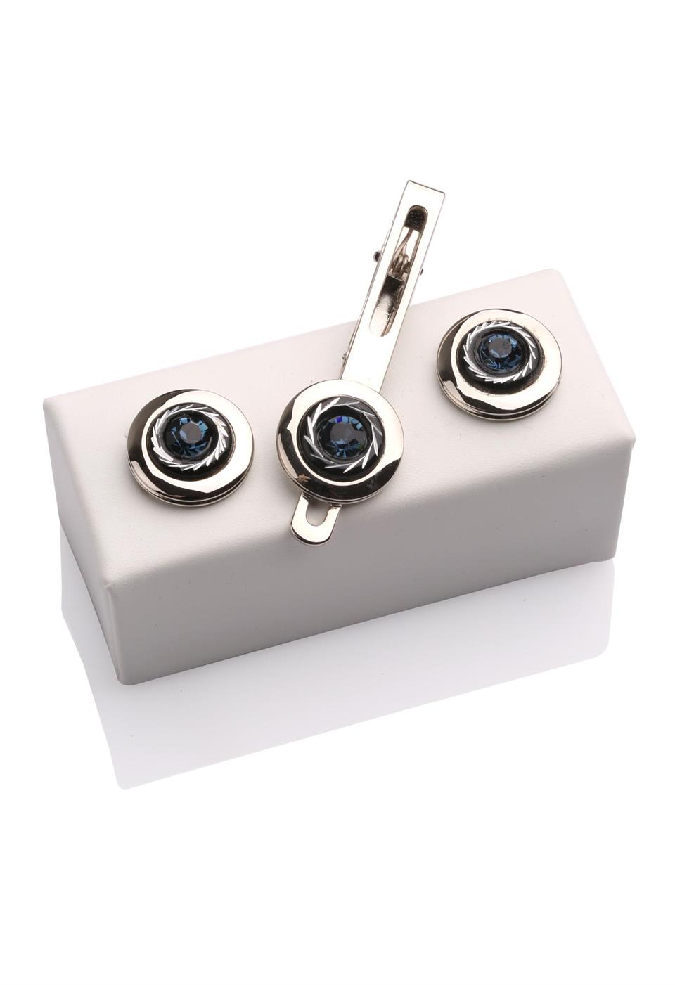 Kol Düğmesi ve Kravat İğnesi Set KD342