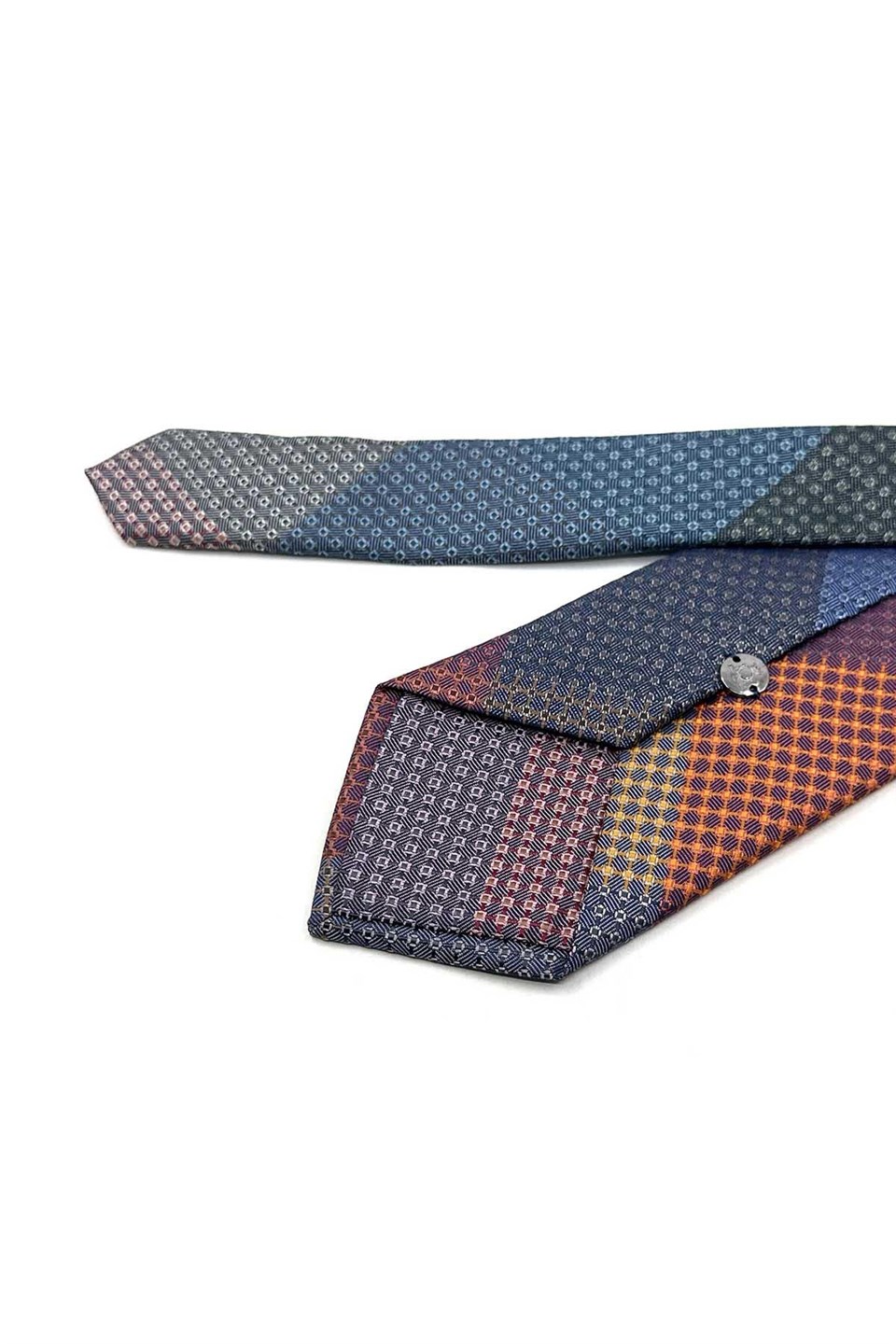 Küçük Desen Patchwork Klasik Kravat KK13830