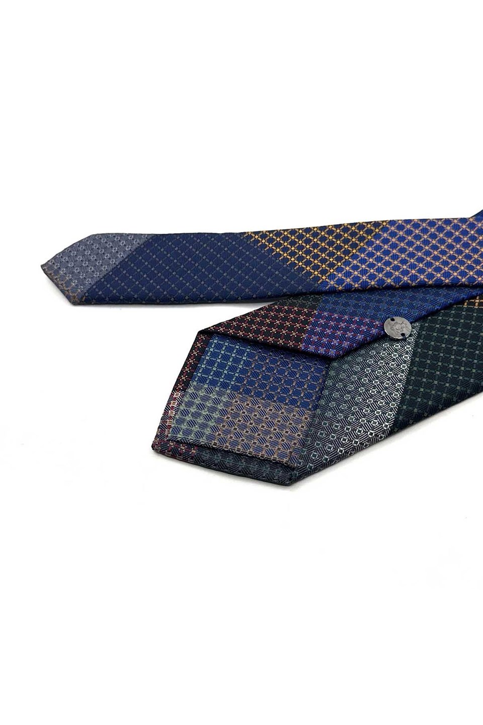 Küçük Desen Patchwork Klasik Kravat KK13833