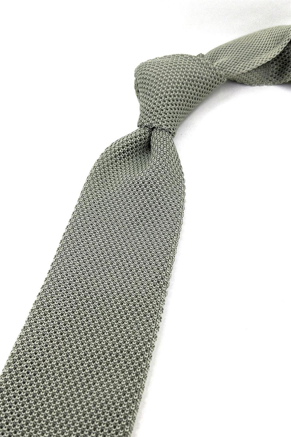 Kum Beji Düz Örgü Kravat ÖR8354