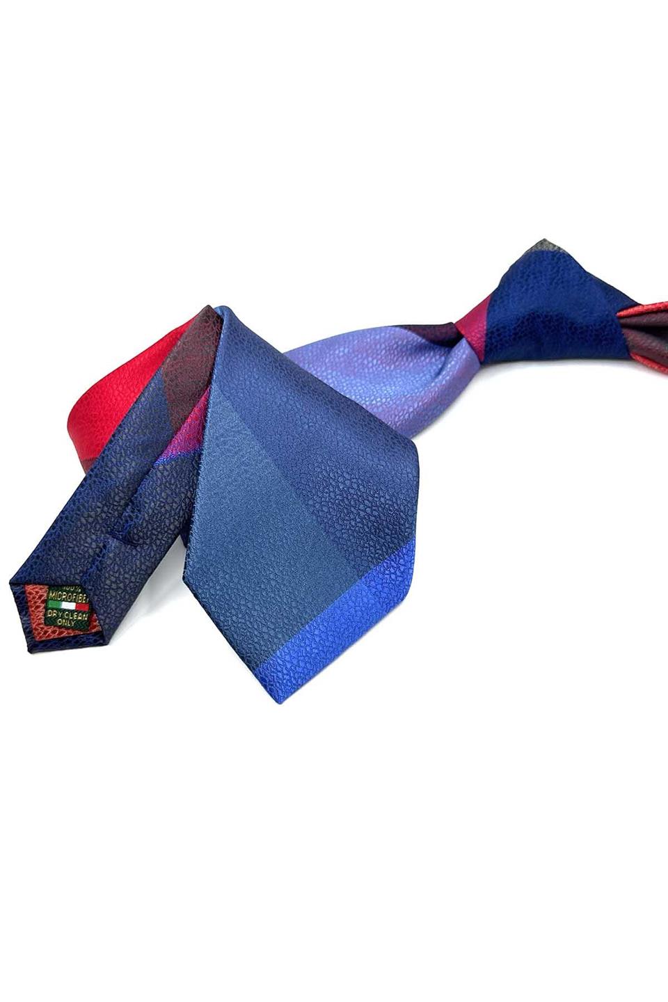 Kum Desen Çok Renkli Patchwork Klasik Kravat KK12778