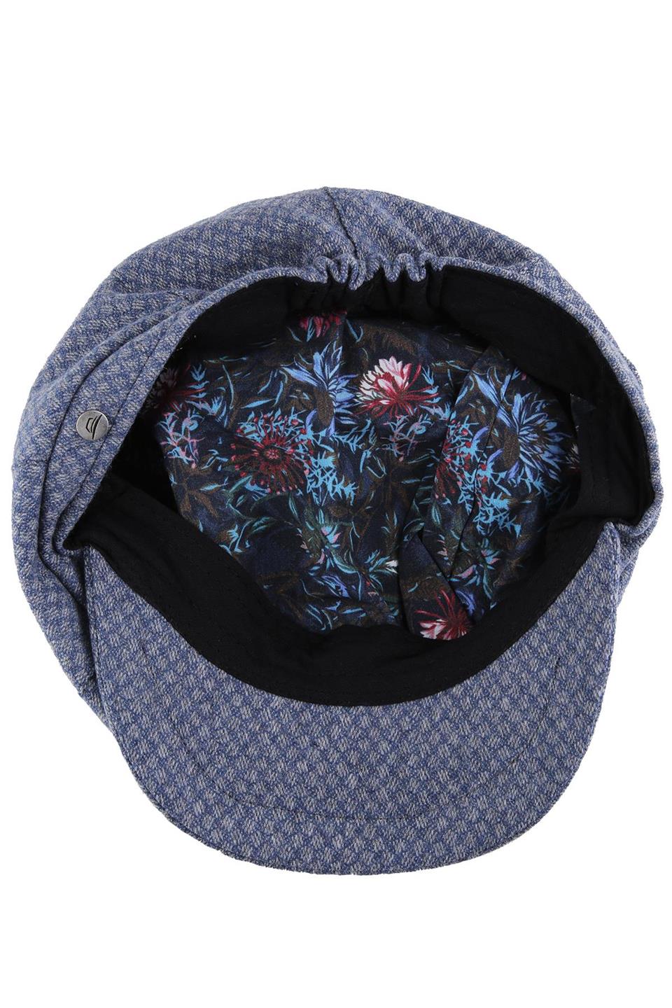 La Pescara Mavi - Bej Yün Erkek Kasket Şapka KST13