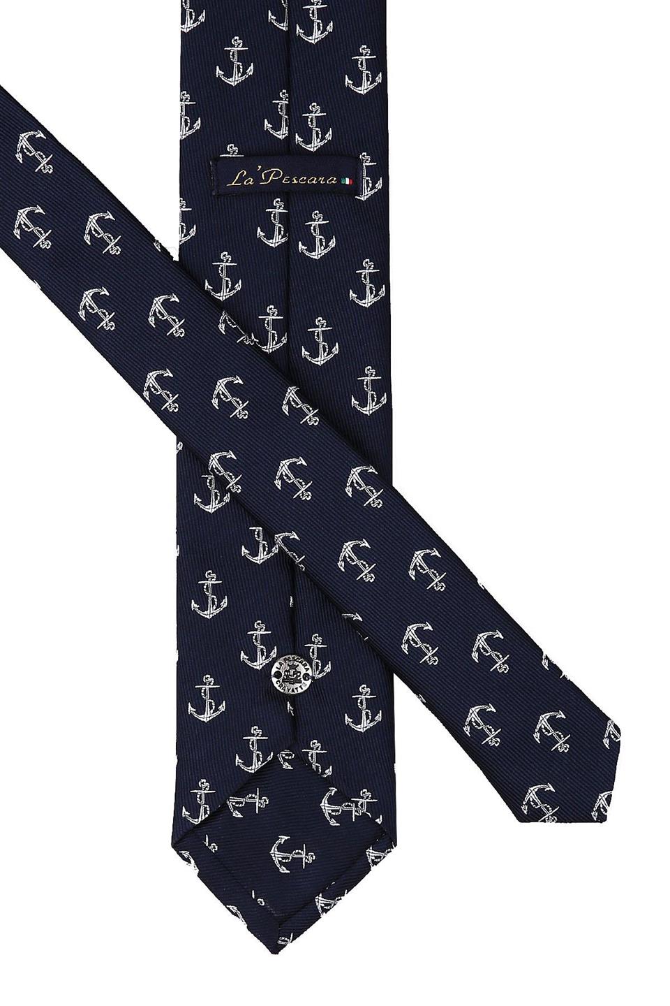 Lacivert Çapa Desen Slim Kravat SK7073