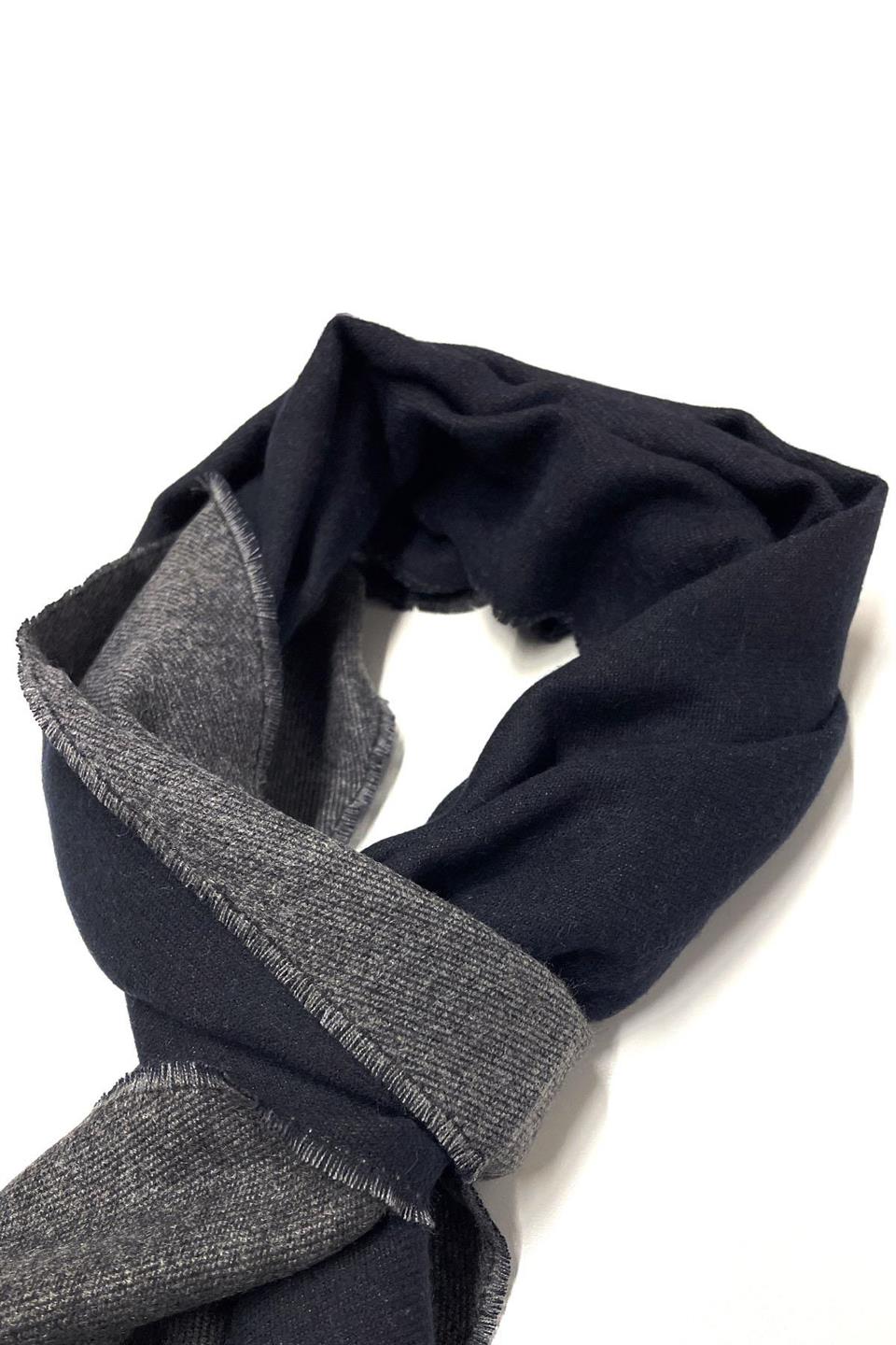 Lacivert - Gri Erkek Kaşkol K224