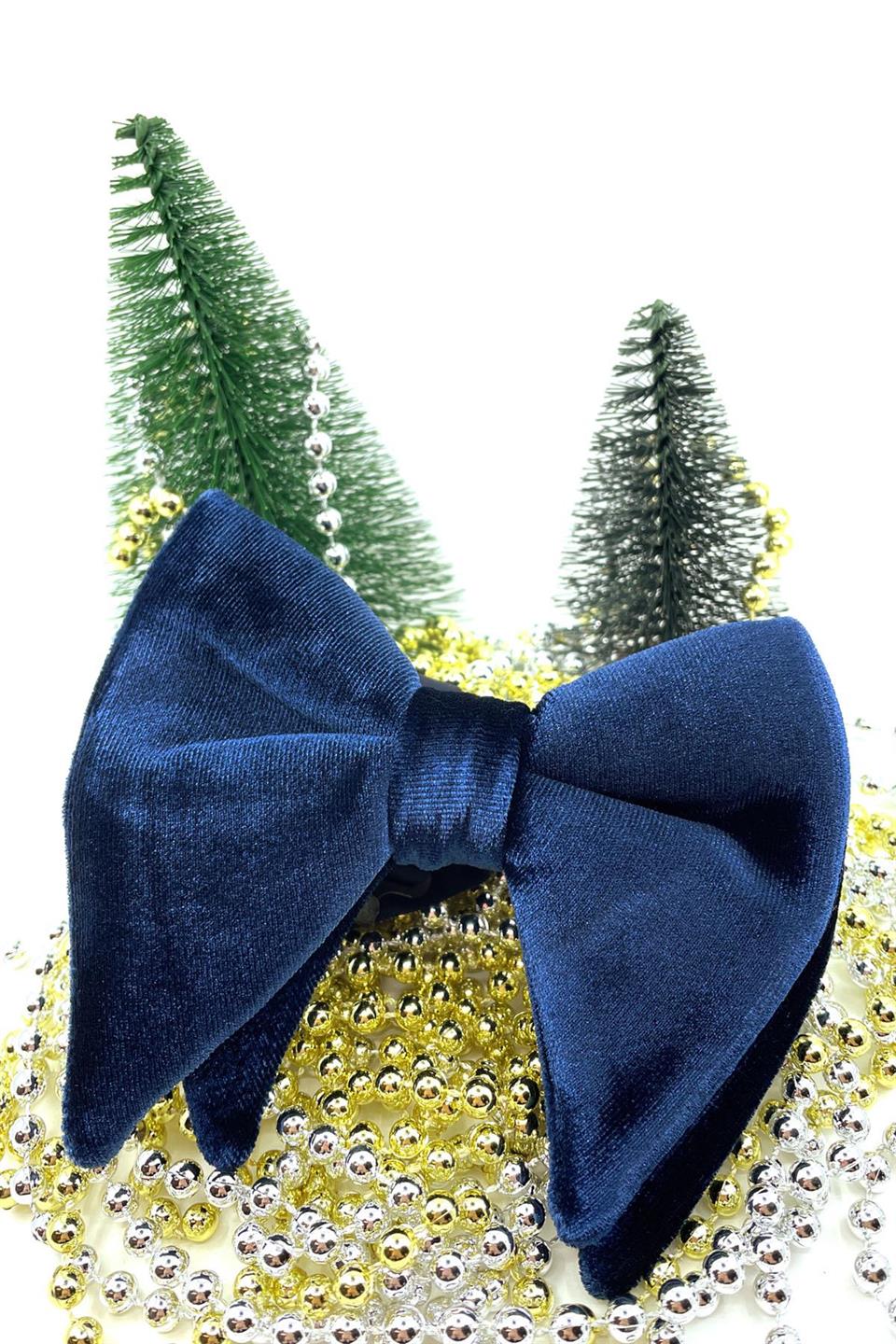 Lacivert Kadife Papyon P863