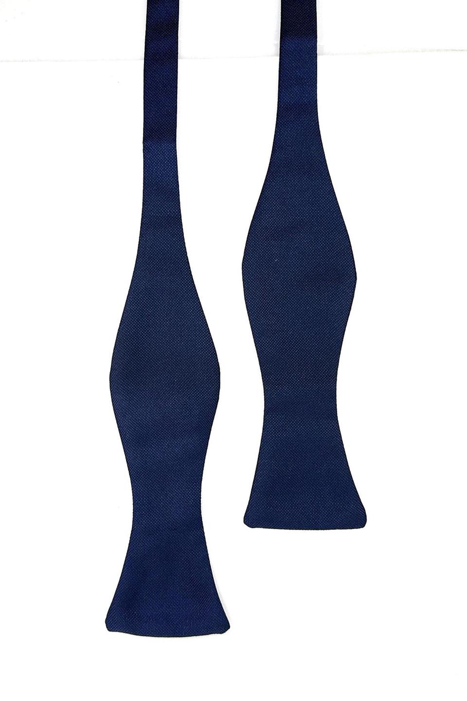 Lacivert Kendinden Desen Açık Papyon AP130