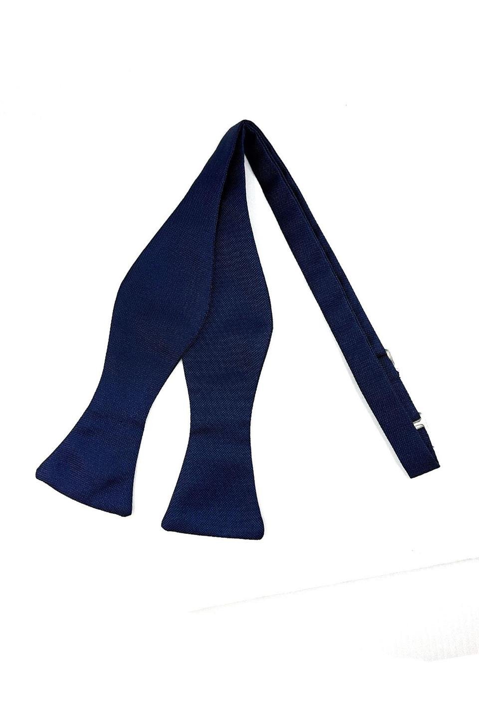 Lacivert Kendinden Desen Açık Papyon AP130