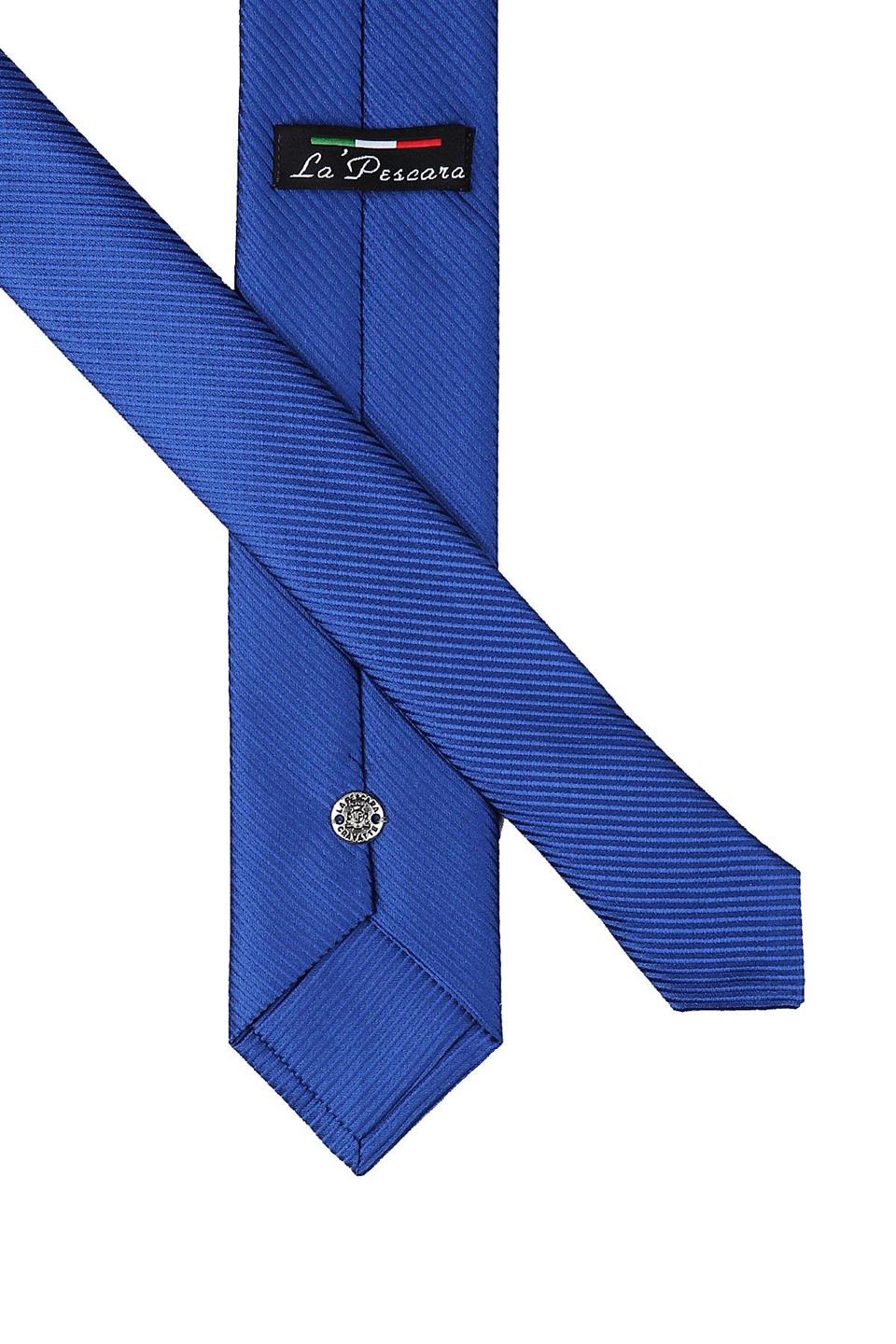 Lacivert Kendinden Desen Slim Kravat SK7403