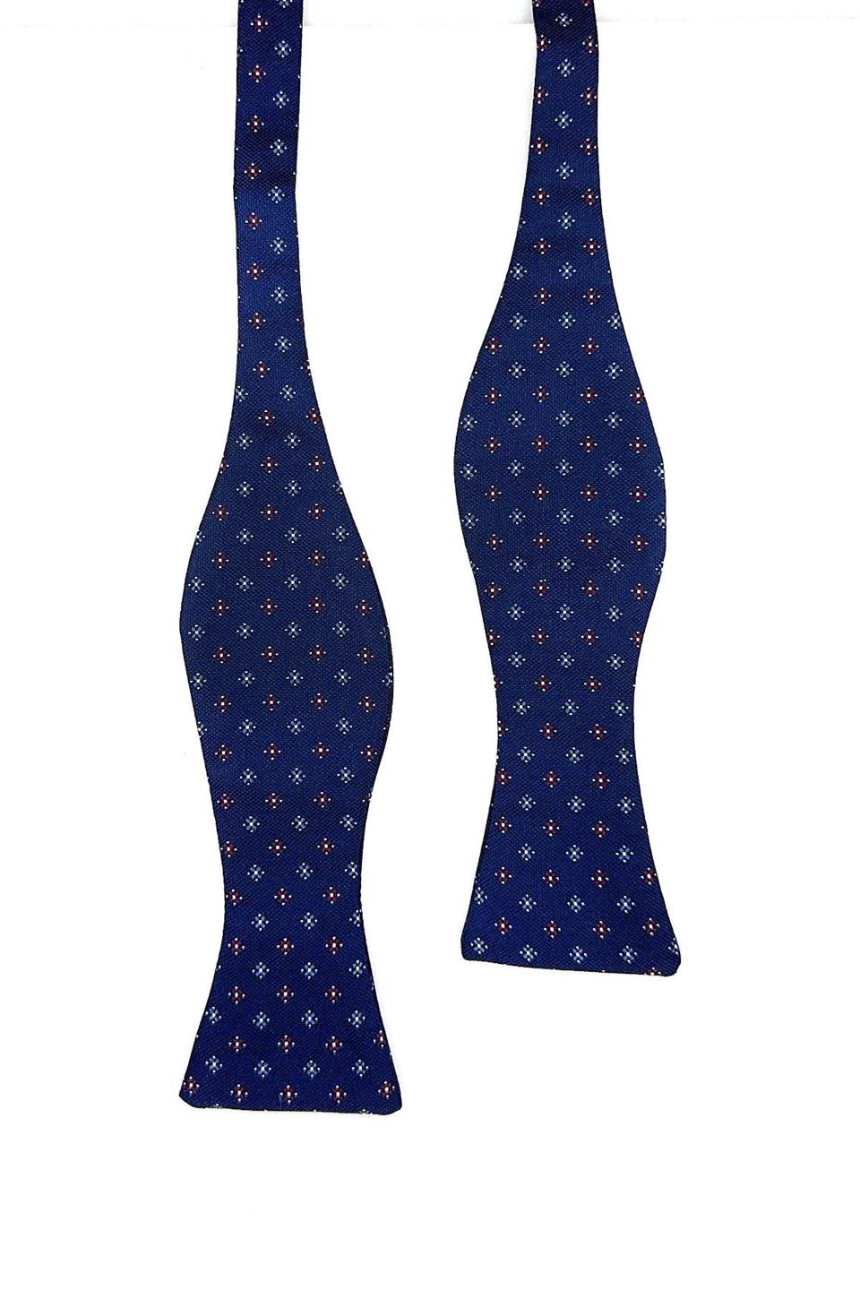 Lacivert Küçük Desen Açık Papyon AP123