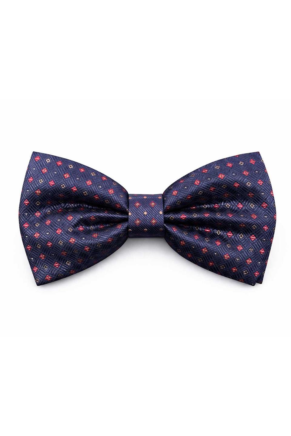 Lacivert Küçük Desen Papyon P2003