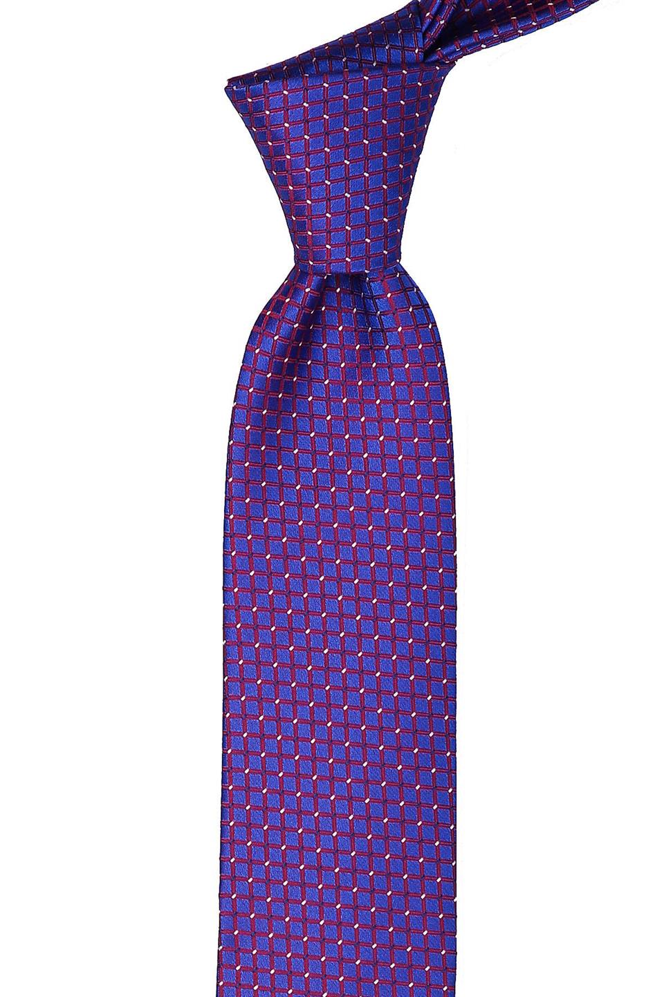 Lacivert Küçük Desen Slim Kravat SK7327