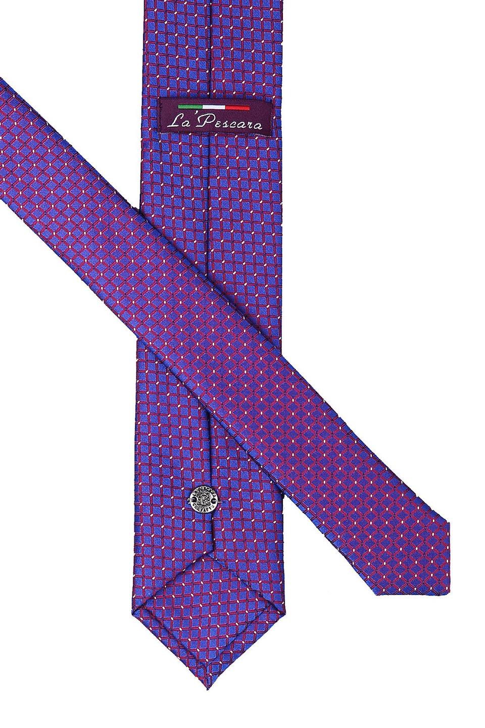 Lacivert Küçük Desen Slim Kravat SK7327