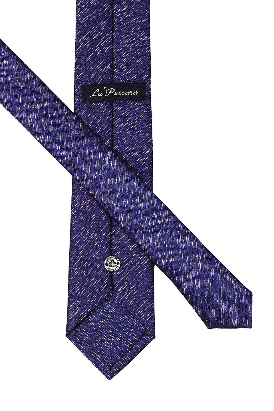Lacivert - Mürdüm Kum Desen Slim Kravat SK7570