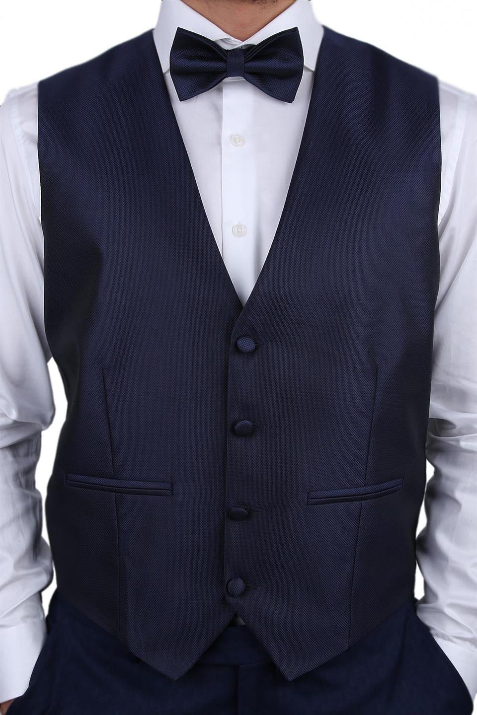 Lacivert Renk Damat Yeleği YLK06