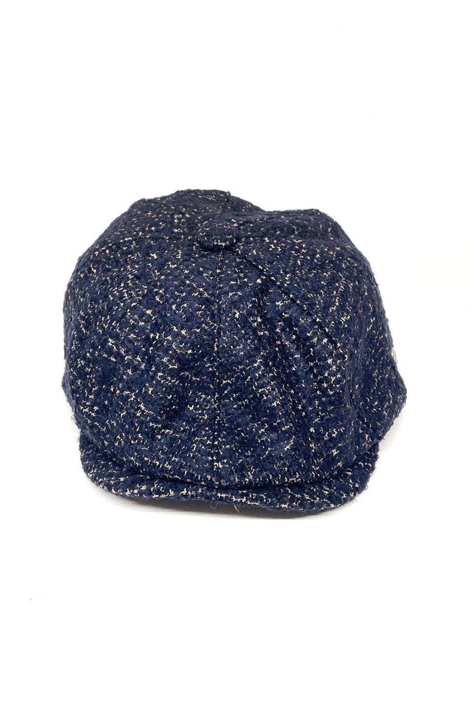 Lacivert Yün Erkek Kasket Şapka KST59