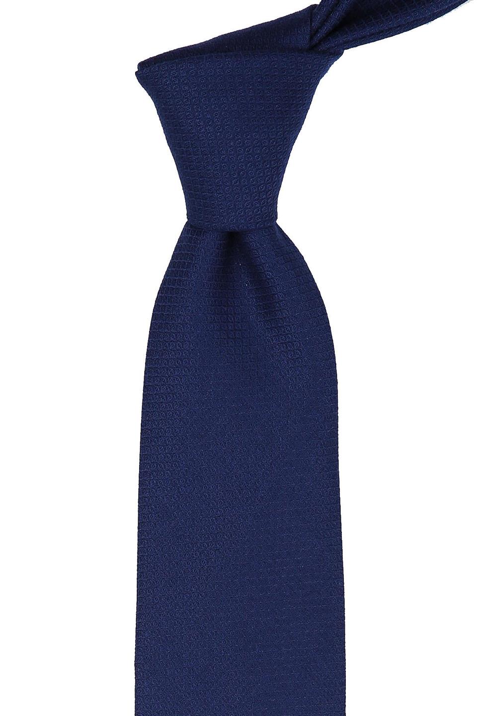Lacivert Yün Mendilli Klasik Kravat KK5069