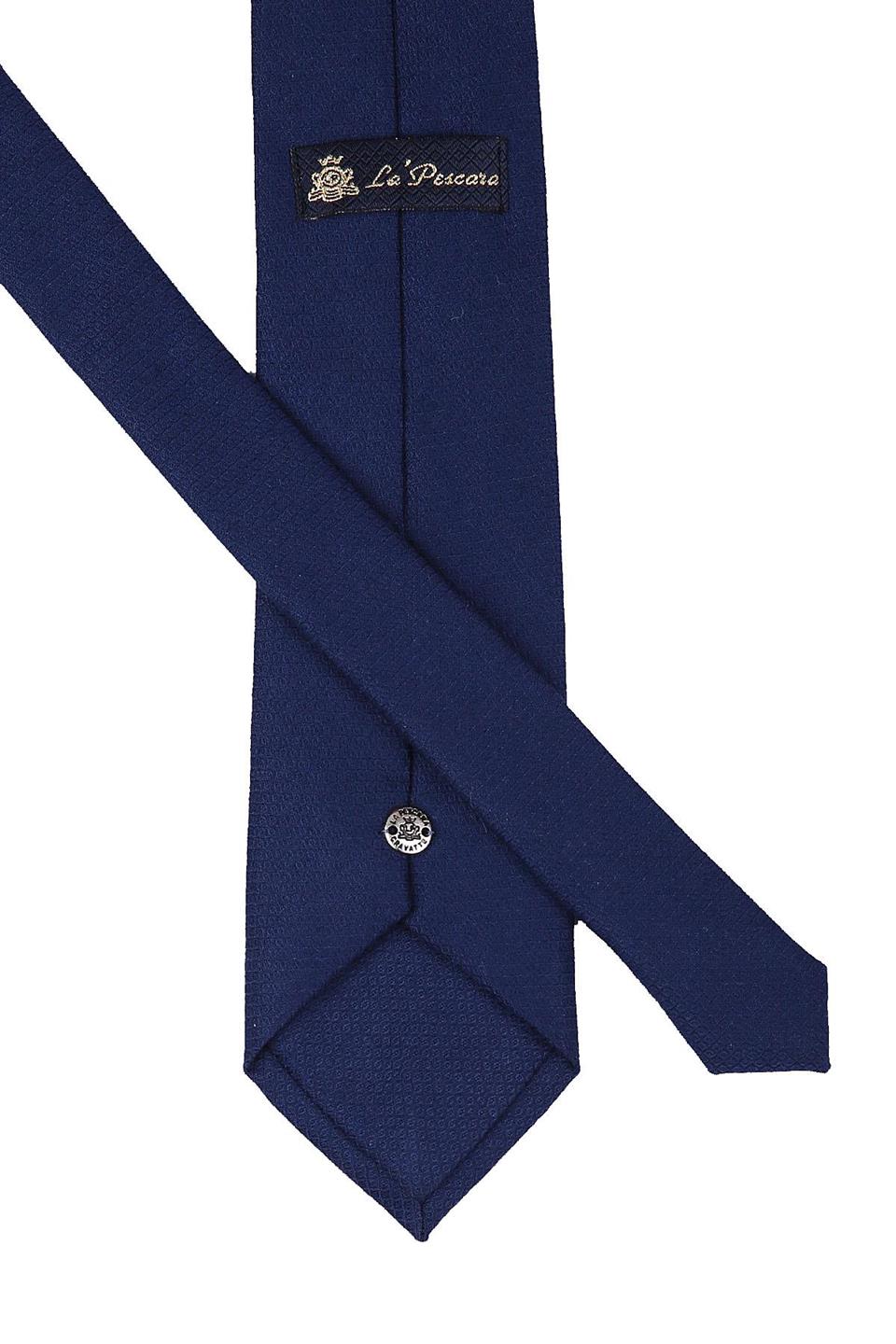 Lacivert Yün Mendilli Klasik Kravat KK5069