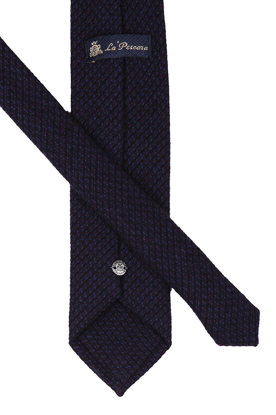 Lacivert Yün Mendilli Klasik Kravat KK9046
